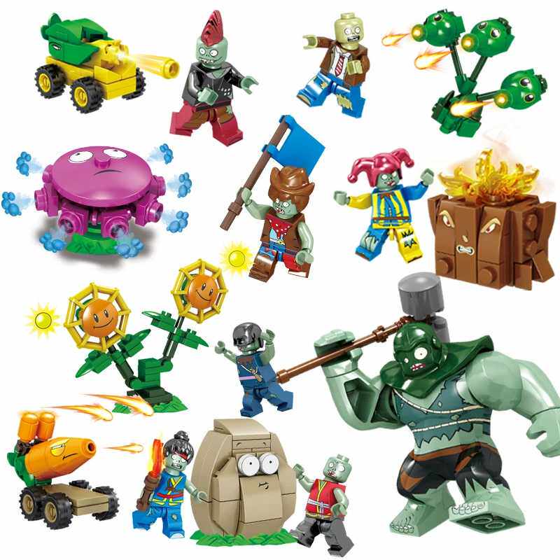 乐高积木植物大战僵尸玩具全套盲盒拼装男孩子游戏拼图建构