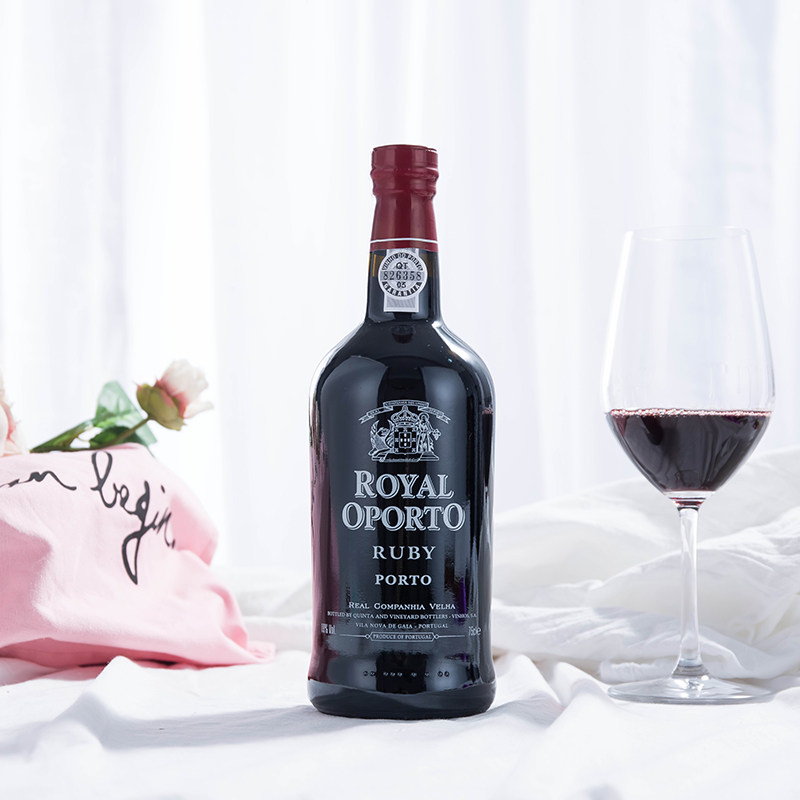 送小菊杯 葡萄牙红宝石波特酒睡前微醺晚安酒女士甜酒葡萄酒红酒