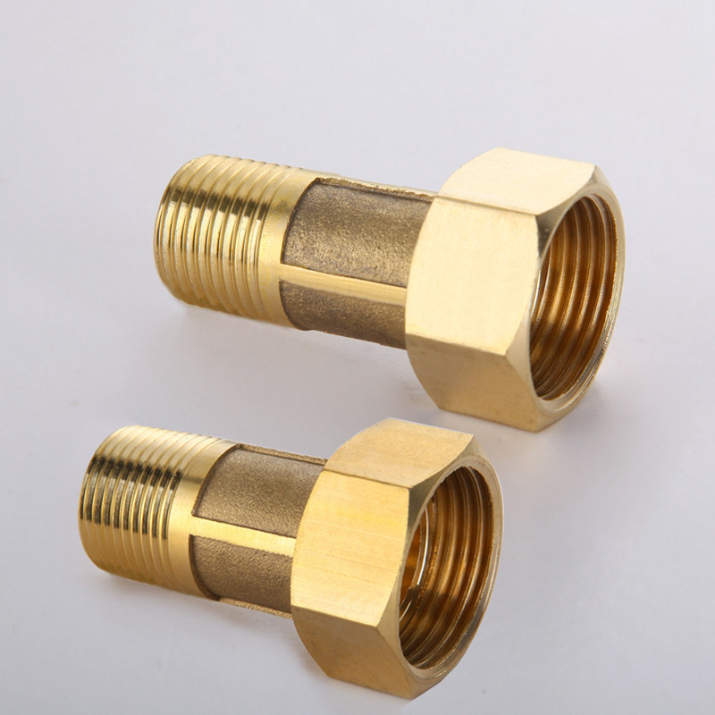 接头6分铜活活接4分全铜水表1寸转内外直接接头