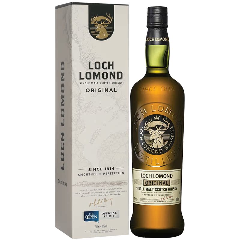 玖轩lochlomond罗曼湖本源麦芽威士忌苏格兰进口洋酒威士忌
