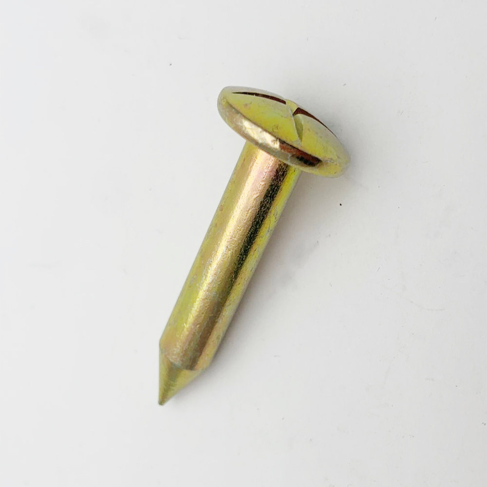 锐华全钢十字测量钉3到10cm标志点界址钉图根点测绘钉车位产权钉