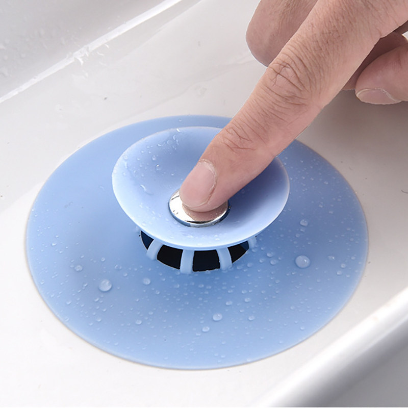 地漏厨房水池塞子卫生间水槽下水道防臭按压式盖地漏