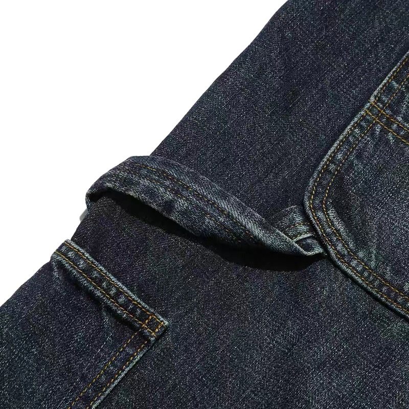 madness 20ss 春夏洗水做旧工装裤宽松 铁道牛仔裤 国产牛 余文乐