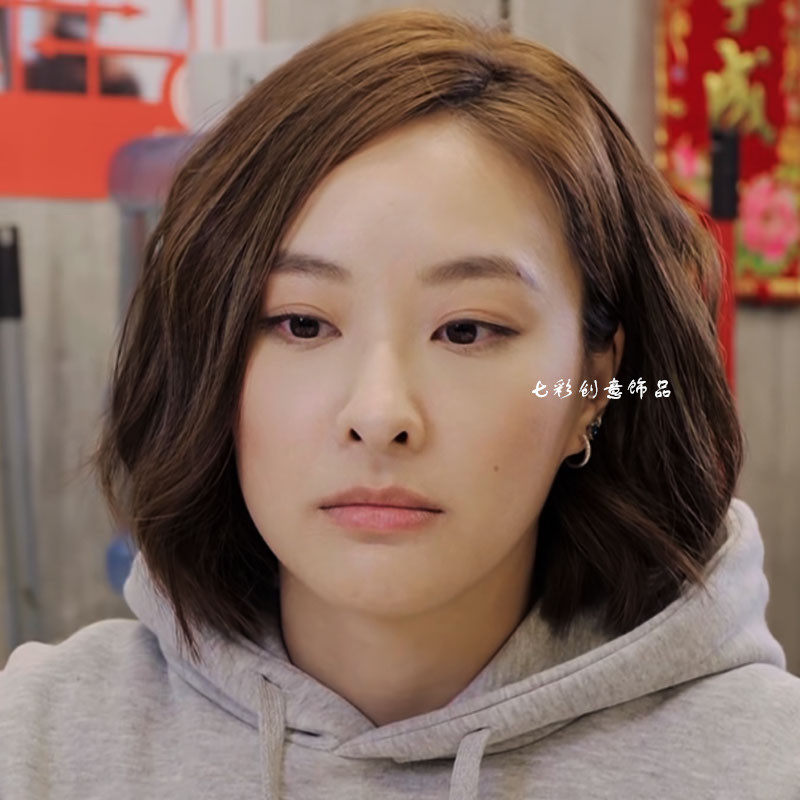 伙记大事陈滢李常笑同耳环2021年新款圈圈耳圈耳扣女耳环