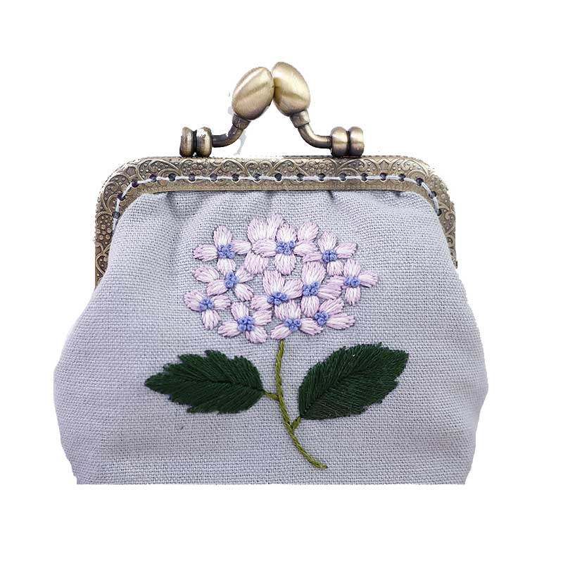 diy十字绣自己刺绣口金包布艺手工包零钱包材料缝纫diy材料套装