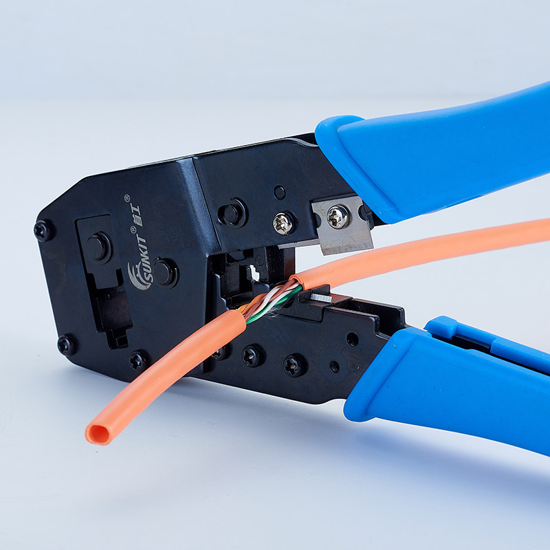 首工sk-868e双用网线钳网络网线8p8crj45 rj11电话水晶头压线钳