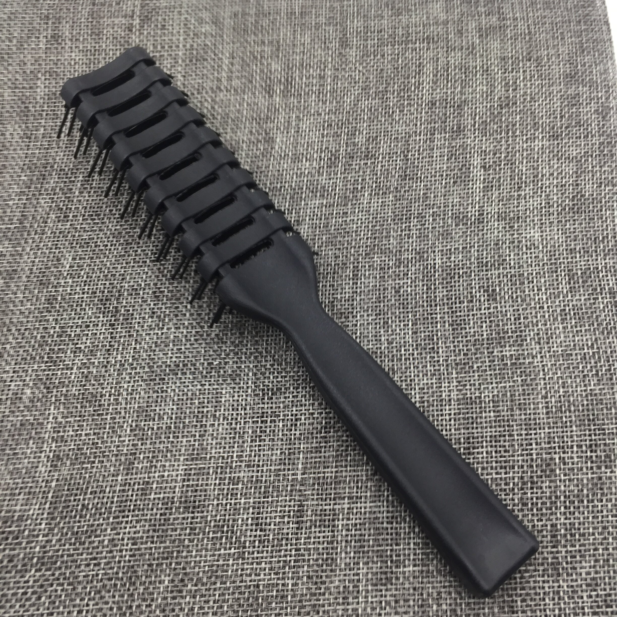 排骨梳子打理头发发型造型蓬松侧背九排卷发梳子