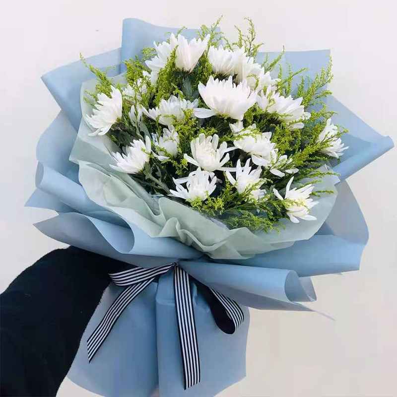 清明节花店祭祀上坟扫墓深圳武汉配送同城黄白菊鲜花速递同城