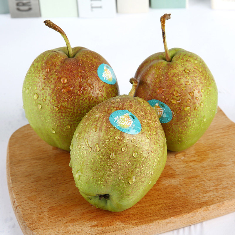 河北威县爆润香梨大果整箱5斤礼盒新鲜新梨梨