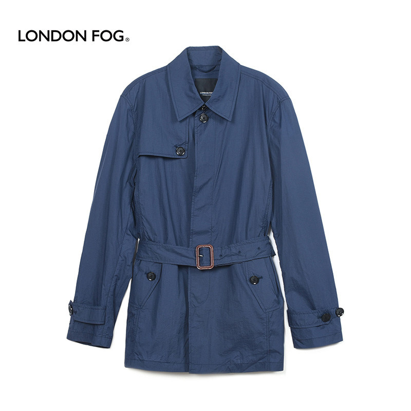 londonfog伦敦雾男士都市休闲轻薄无里风衣外套风衣