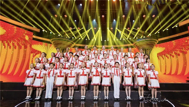 六一儿童合唱背带演出服红领巾舞蹈中小学生合唱团朗诵儿童演出服