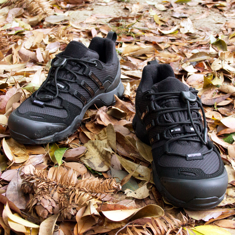 EDITEX户外徒步鞋防水登山男防滑休闲旅游耐磨低帮运动轻便爬山鞋