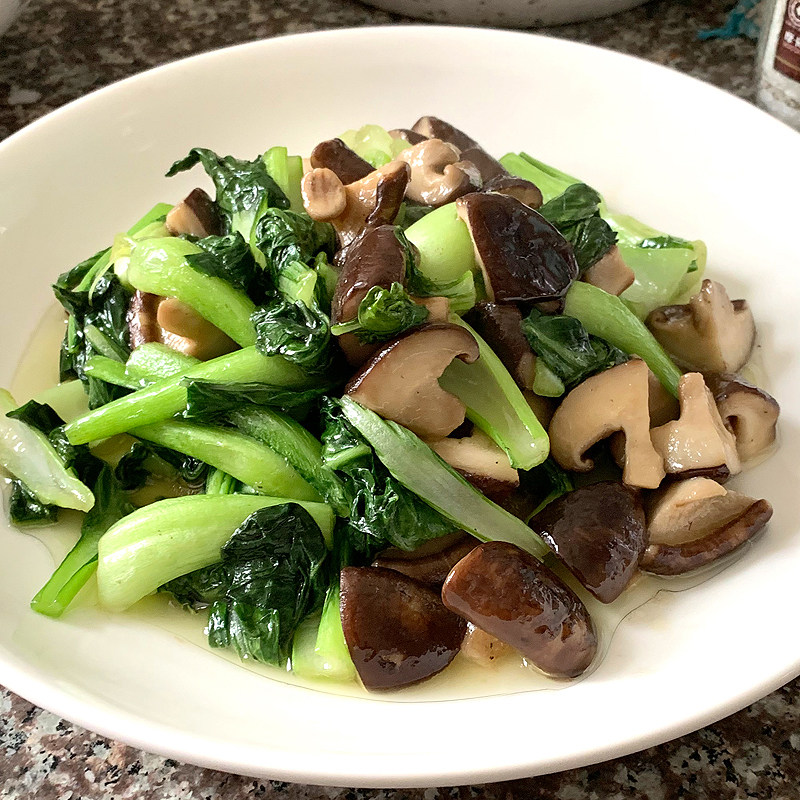 香菇小青菜350g 新鲜蔬菜套餐 时令组合搭配 切好的方便菜 1份装