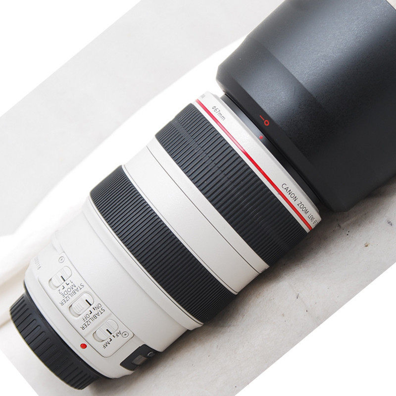 全新佳能ef70300mmf456lisusm胖白长焦红圈单反镜头