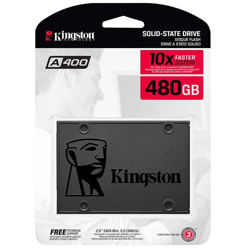kingston/金士顿 sa400s37/480g 台式笔记本电脑ssd固态硬盘