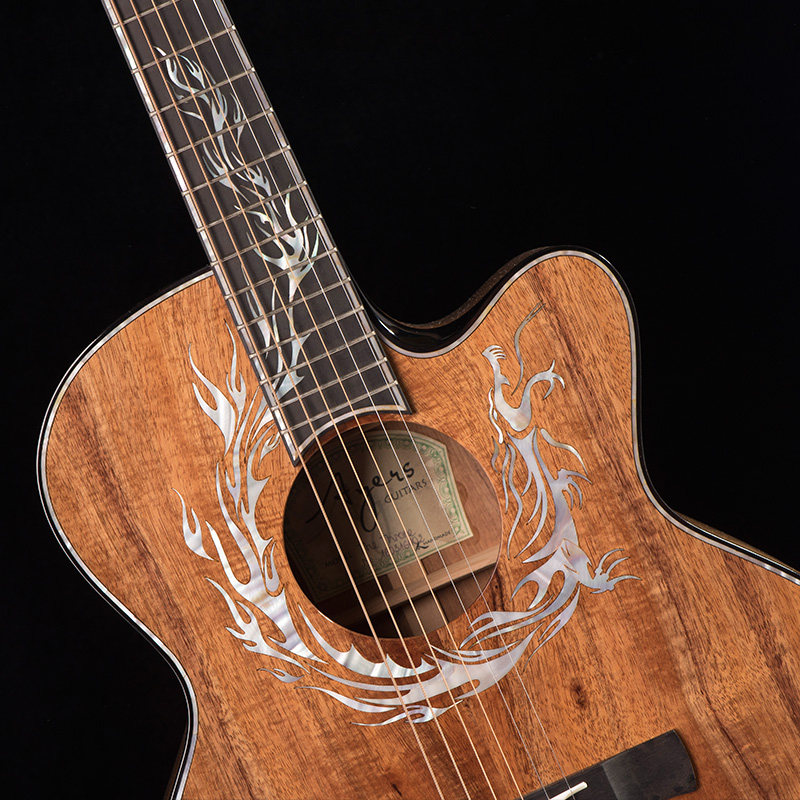 吉他平方越南ayers爱乐龙翔夏威夷洋槐全单民谣木吉吉他-民谣吉他