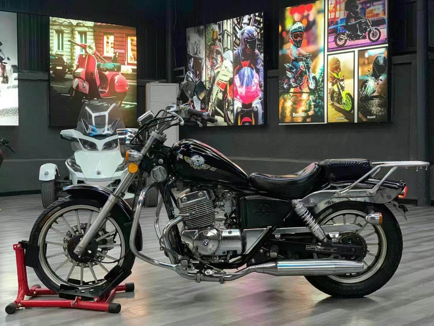 大地鹰王250cc双缸水冷复古太子车雅马哈天王巡航摩托车摩托车整车