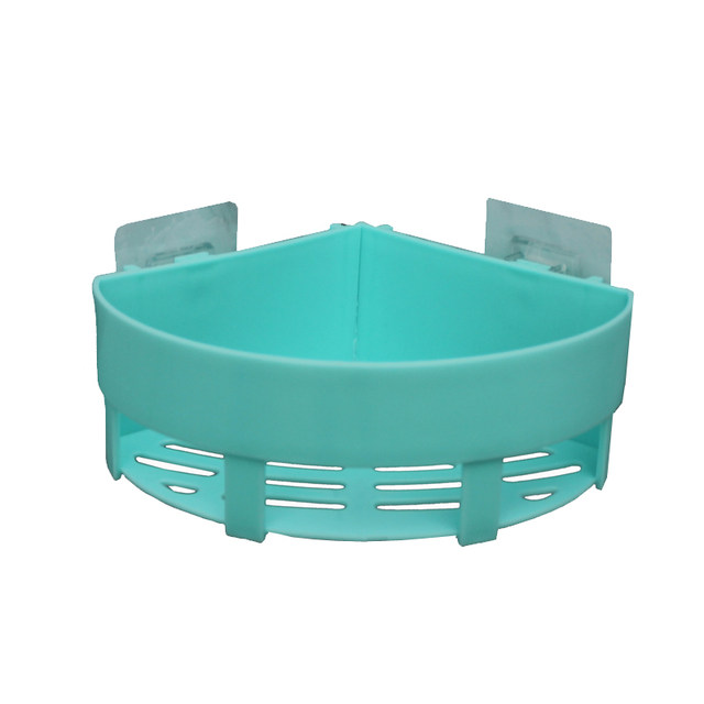 Bathroom wall hanging bathroom shelf suction wall toilet storage box suction cup triangle toilet flushing table free punch Bathroom wall hanging bathroom shelf suction wall toilet storage box suction cup triangle toilet flushing table free punch