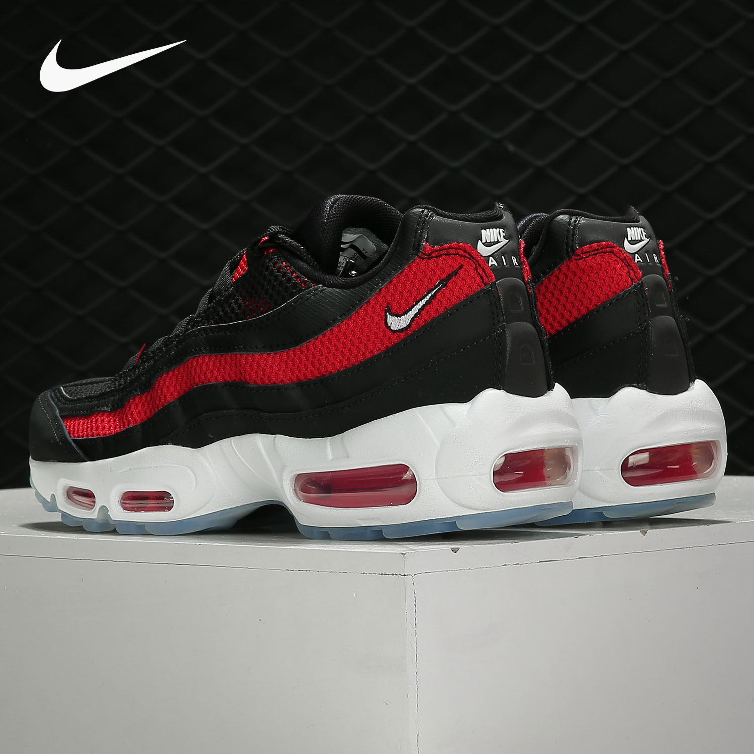 nike耐克正品airmax95气垫鞋男子低帮运动复古运动休闲鞋