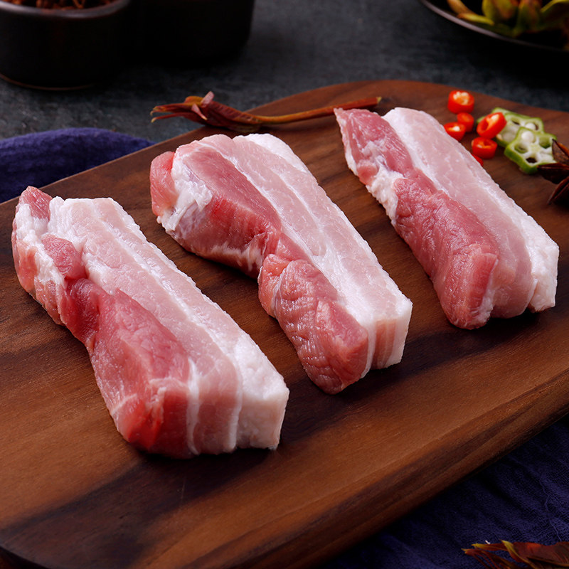 得利生鲜正宗肉食烤肉冷冻超市天猫利斯1000g生猪肉