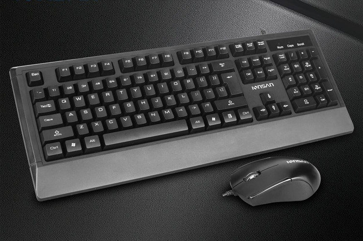 朗森lt3000uu高端办公键鼠套件防水键盘鼠标键鼠套装