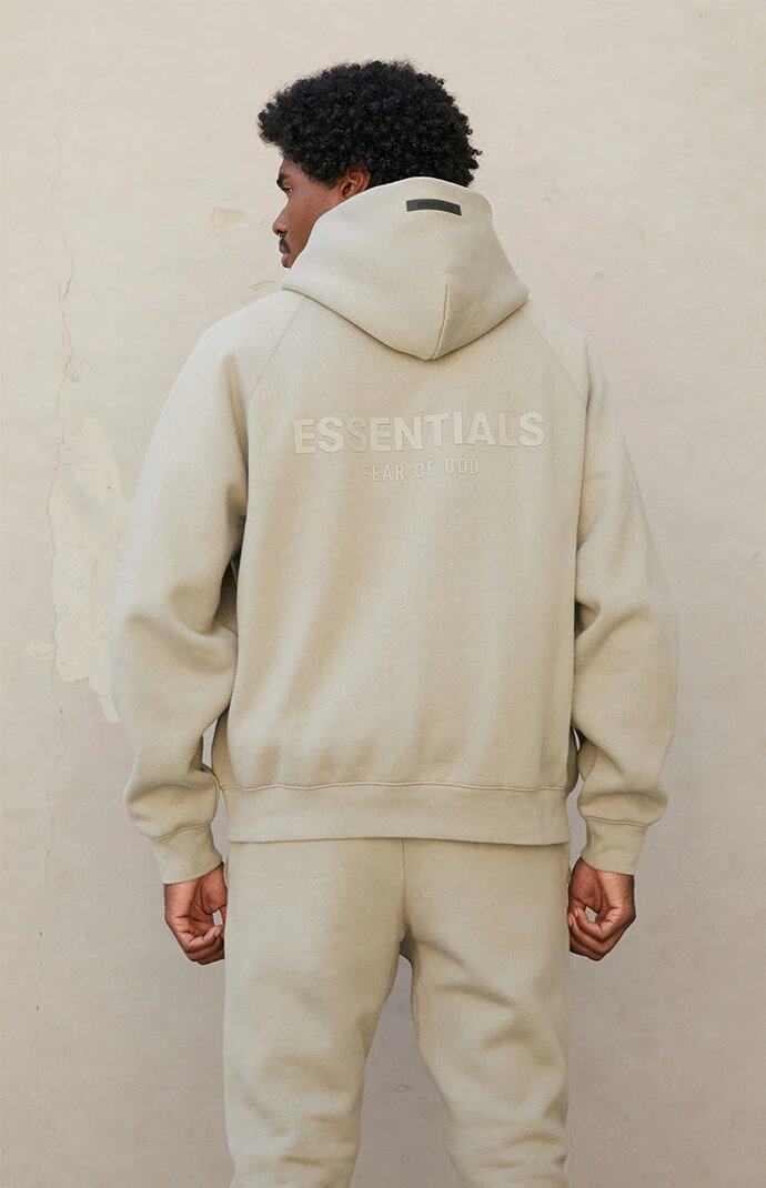 fearofgodfogessentials21ss硅胶字母印花潮流卫衣