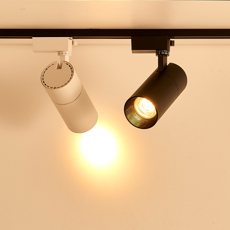 轨道led射灯服装服装店店铺商用照明家用背景墙射灯