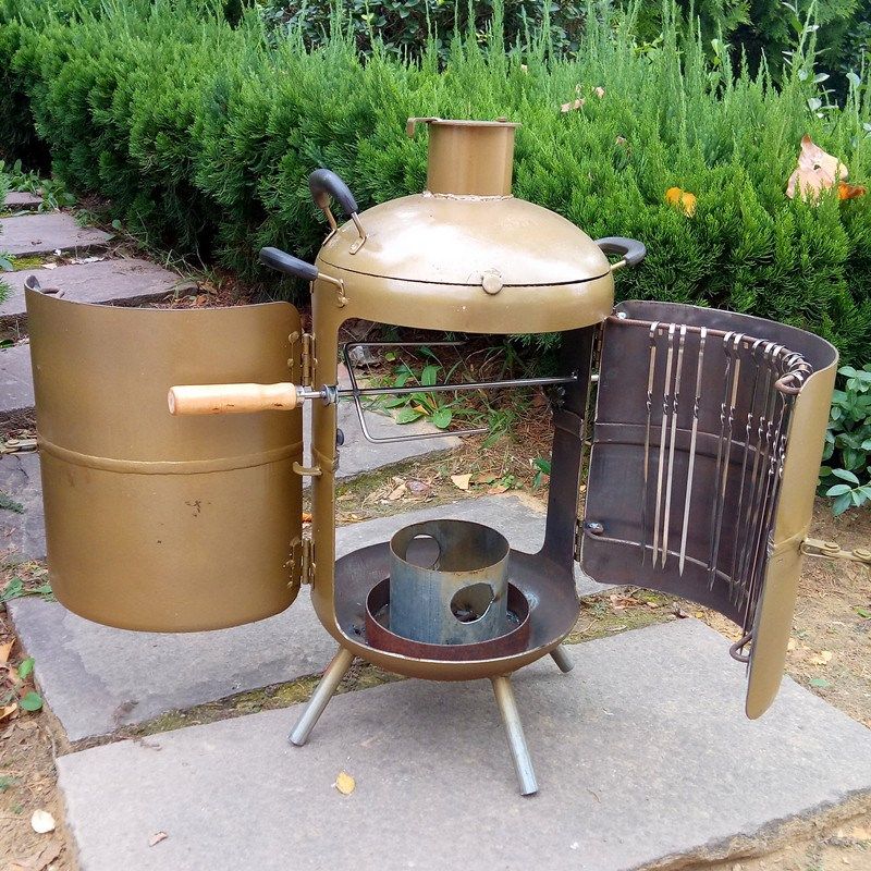 东北烤炉/齐齐哈尔烧烤炉/木炭烤炉/户外液化气罐煤气罐/改造吊炉