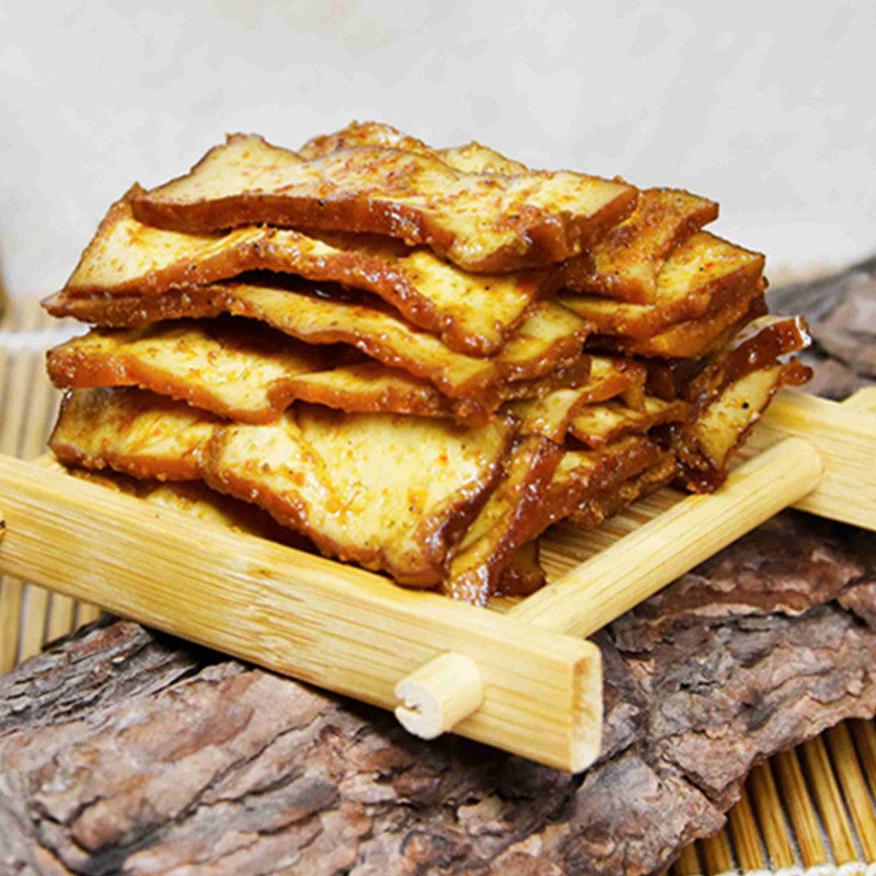 8包包邮流水豆腐干重庆石柱特产麻辣味美味小吃休闲零食豆干80克