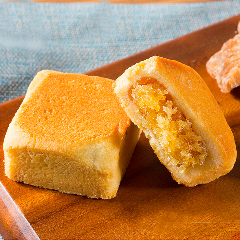 台湾特产伴手礼百年老店陈允宝泉原味凤梨酥10入手工糕点礼盒包邮