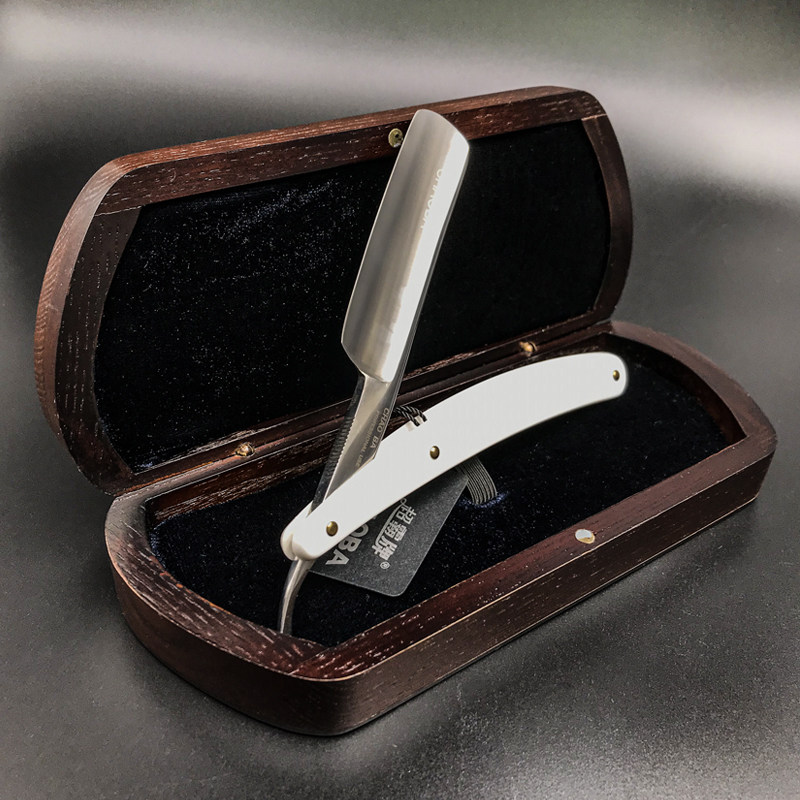 剃须刀发廊鬓角老式剃刀不锈钢刀架削发头发打薄其它美发工具