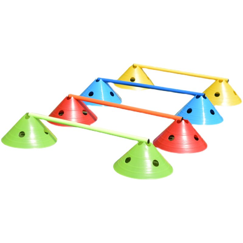 幼儿园路锥雪糕筒跨栏钻洞游戏道具儿童体智能户外感统训练器材