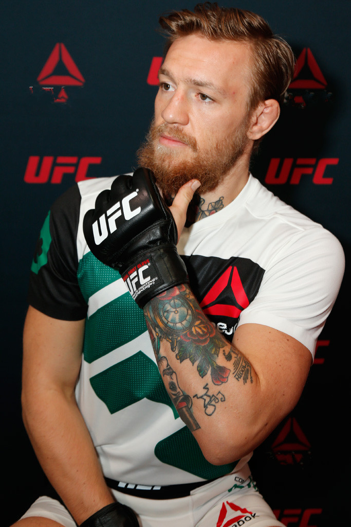ufc嘴炮康纳麦格雷戈男t恤拳击mma泰拳散打格斗训练短袖紧身衣服