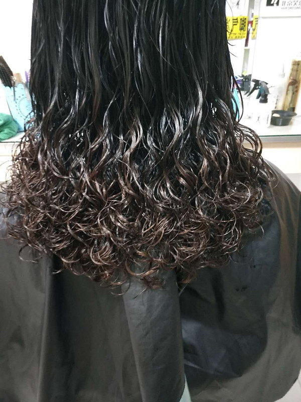 冷烫家用儿童童男不伤发自然烫发卷发纹理刘海烫发水