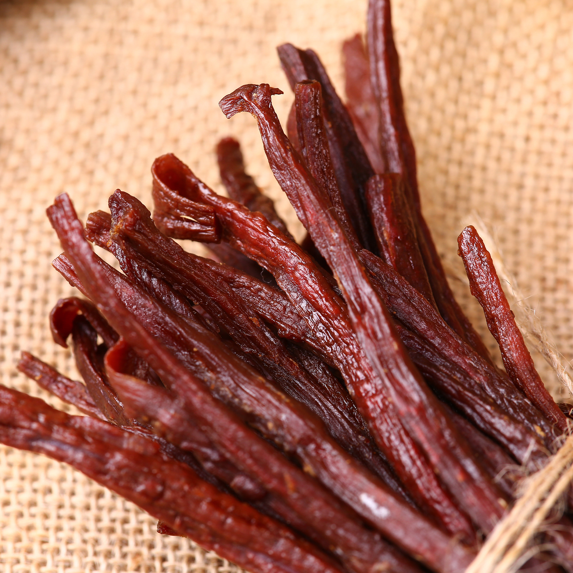 内蒙古霍林西山酥脆烤王超干风干牛肉干200g一掰牛肉类