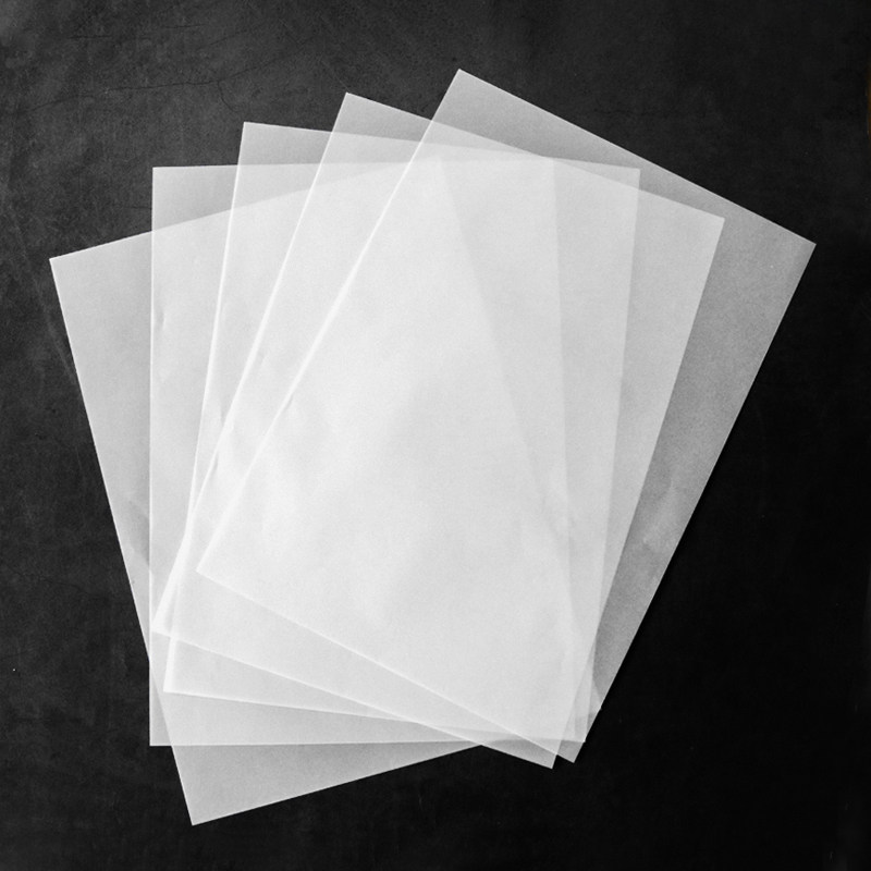 硫酸转印印纸a4透明描图纸翻糖饼干卡通文字烘焙用纸