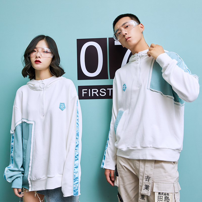 情侣装春装2019新款韩版宽松情侣卫衣女不一样的秋季气质bf外套潮