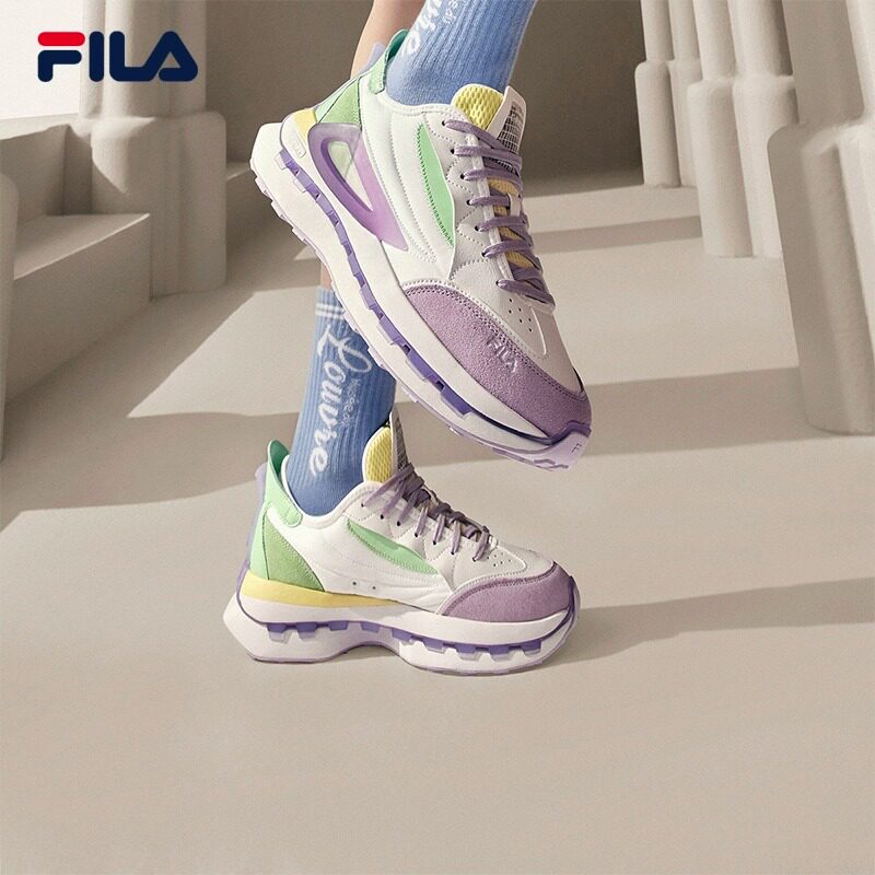 fila斐乐km女鞋老爹2023春季新款潮流时尚复古运动休闲鞋