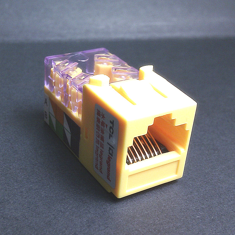 tcl罗格朗光钎 六类电脑模块 pm2013 6类网络模块 rj45电脑模块
