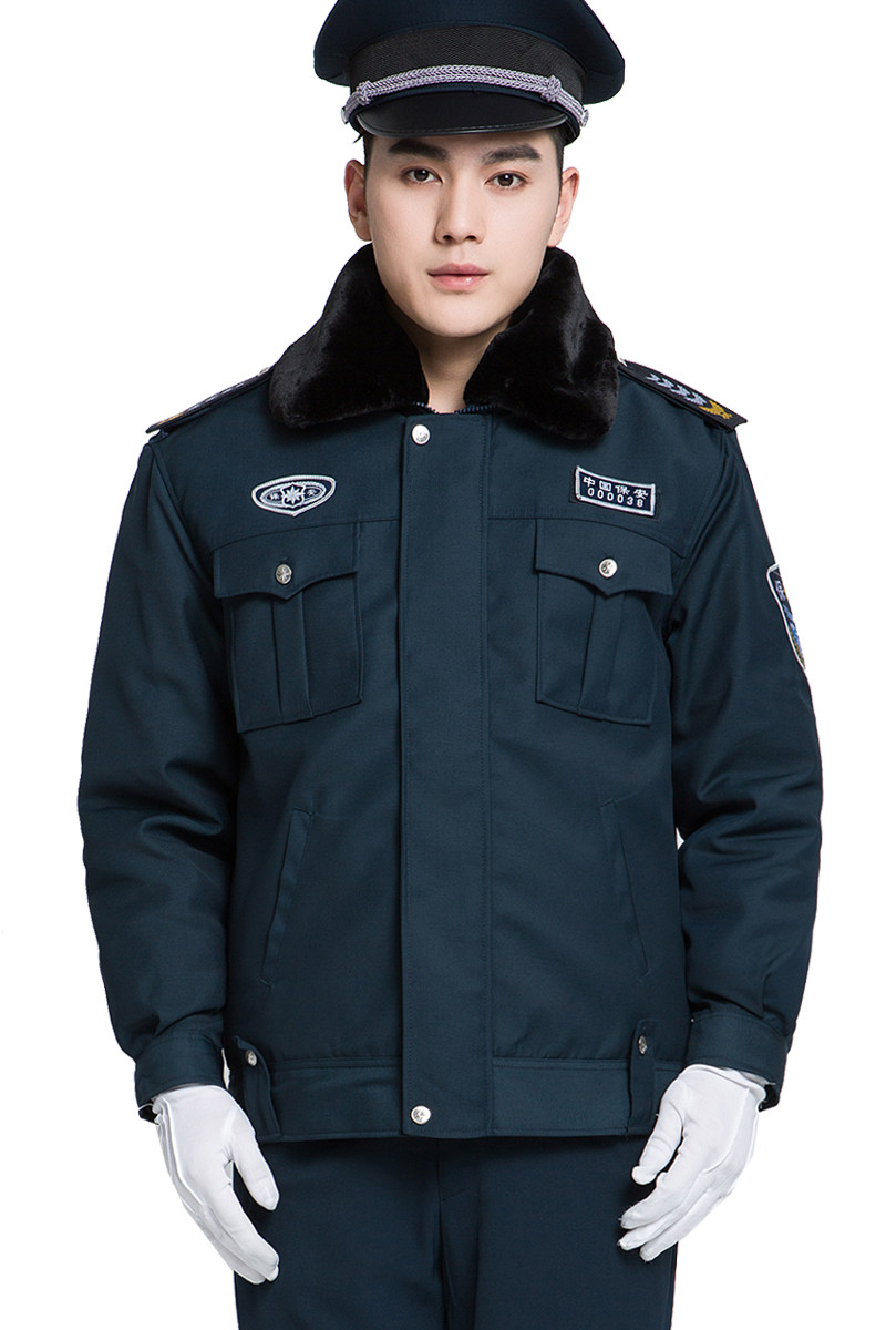 保安工作服套装男冬棉服冬季加厚2011制服冬装工装制服