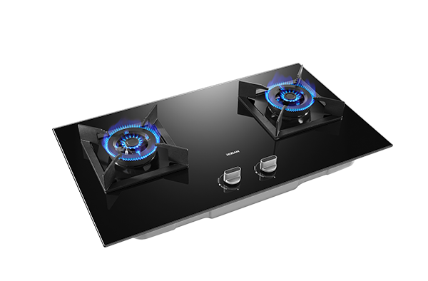 robam老板7b287b0237b0317b0327b022天然气嵌入式钢化玻璃燃气灶