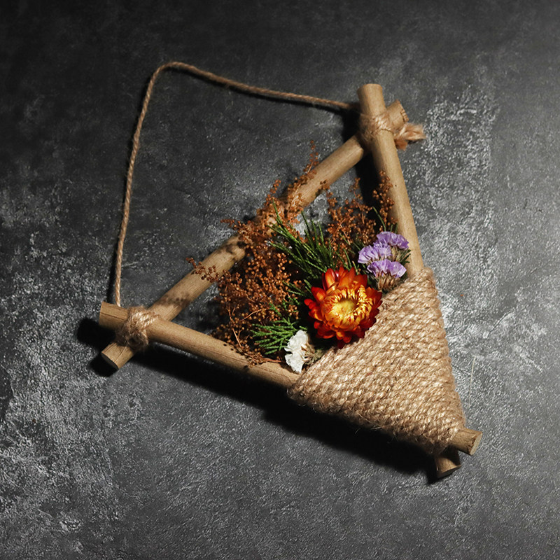 真花干花墙壁装饰挂件墙上装修壁挂客厅房间干花