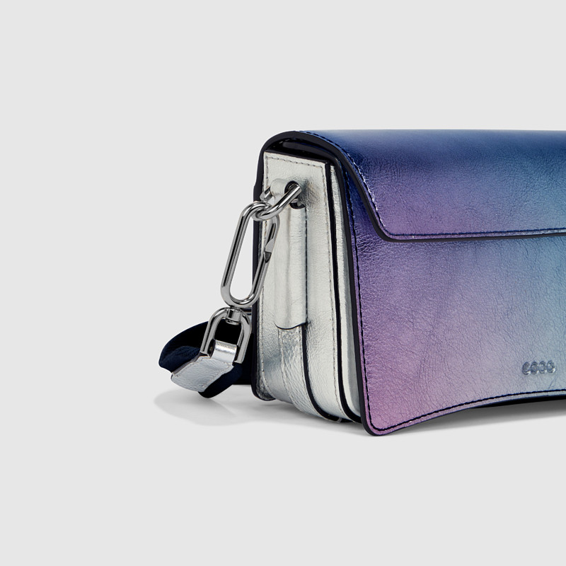 ecco云冉单肩包单肩腋下包腋下爱步手拿秘蓝神秘通用款女包