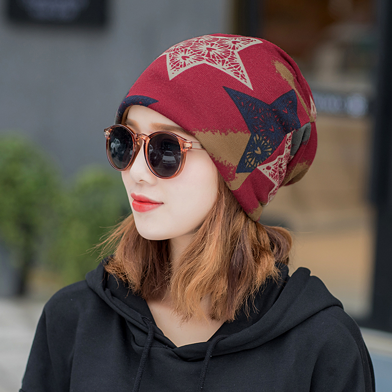 帽子子女春秋百搭韩版潮时尚女士头巾包头帽薄款帽子