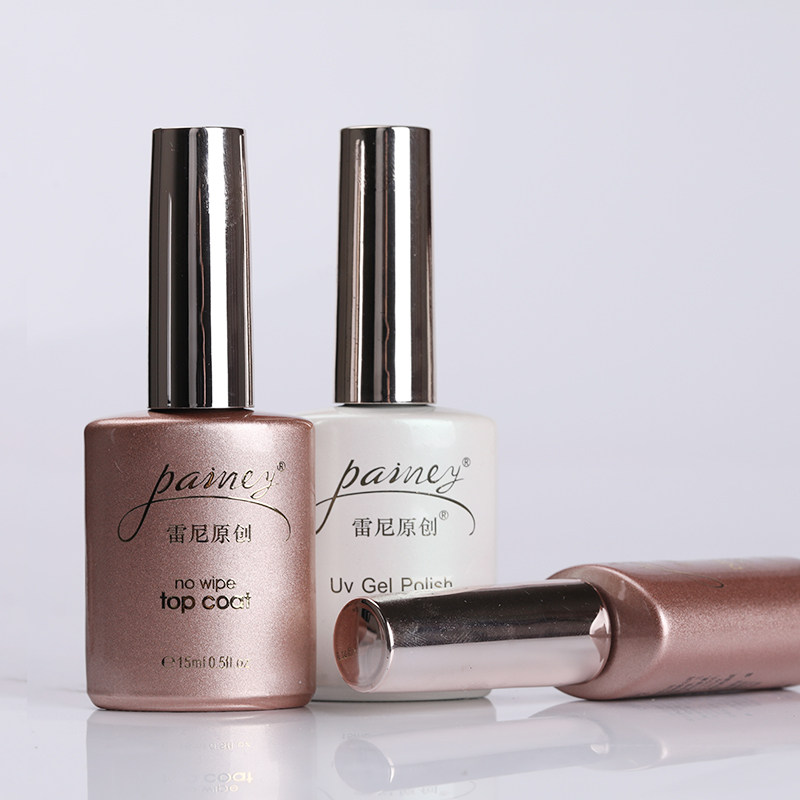 雷尼原创甲油胶封层底胶美甲专用北欧指甲油擦洗免洗指甲彩妆