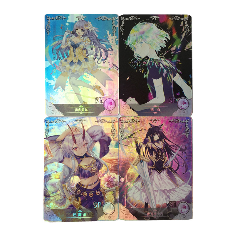 女神玩具收藏边卡物语周边卡动漫美少女卡片全闪动漫卡牌