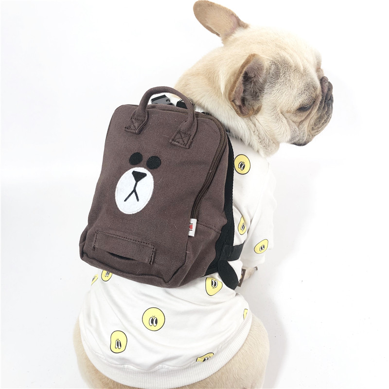 背包巴哥法斗狗狗中小型犬外出自宠物书包泰迪宠物背包