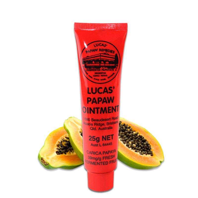 澳洲代购lucaspapaw木瓜膏25g保湿滋润补水无色润唇膏万用木瓜霜