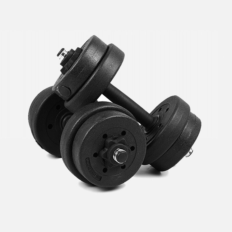 哑铃包邮男士10公斤15203040kg足重包胶男家家用健身哑铃