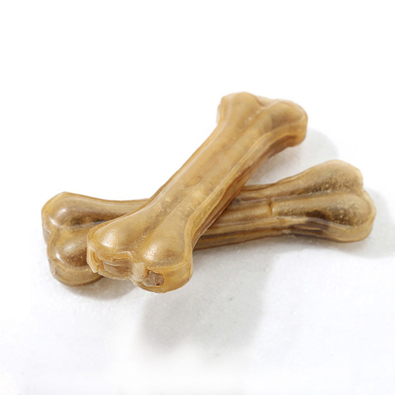 狗狗牛皮压骨耐咬狗零食洁齿磨牙棒骨头金毛除口臭大型犬玩具咬胶